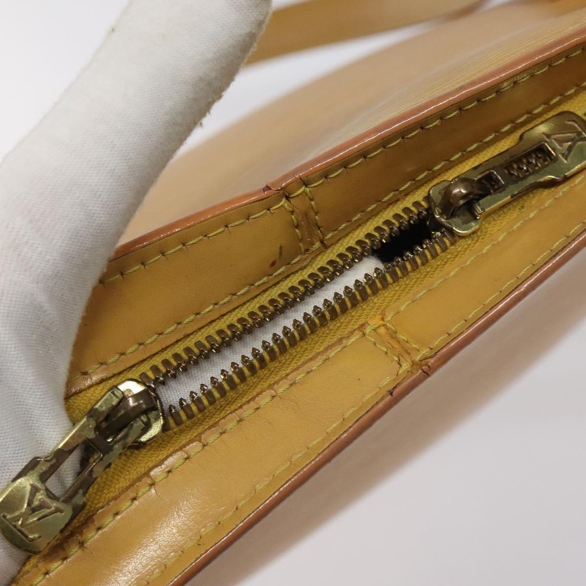 LOUIS VUITTON Epi Lussac Shoulder Bag Yellow M52289 LV Auth 114523