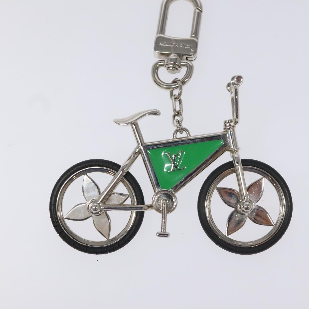 LOUIS VUITTON Bijoux Sac Bike Charm metal Silver M77148 LV Auth 114565A