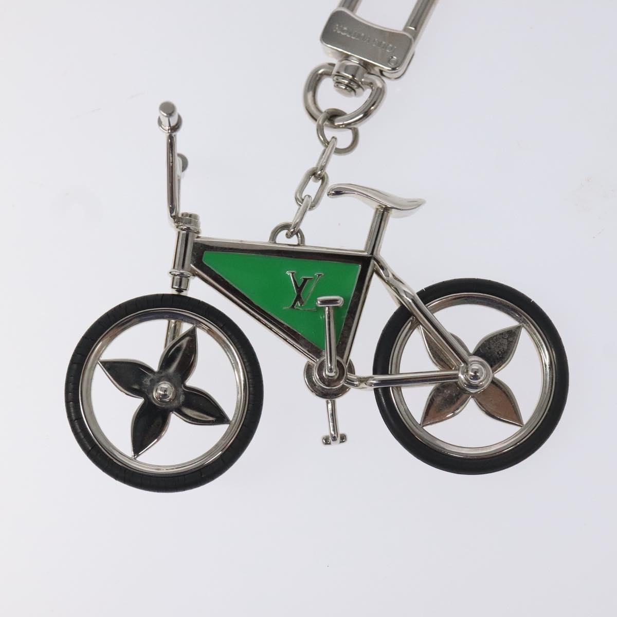 LOUIS VUITTON Bijoux Sac Bike Charm metal Silver M77148 LV Auth 114565SAM