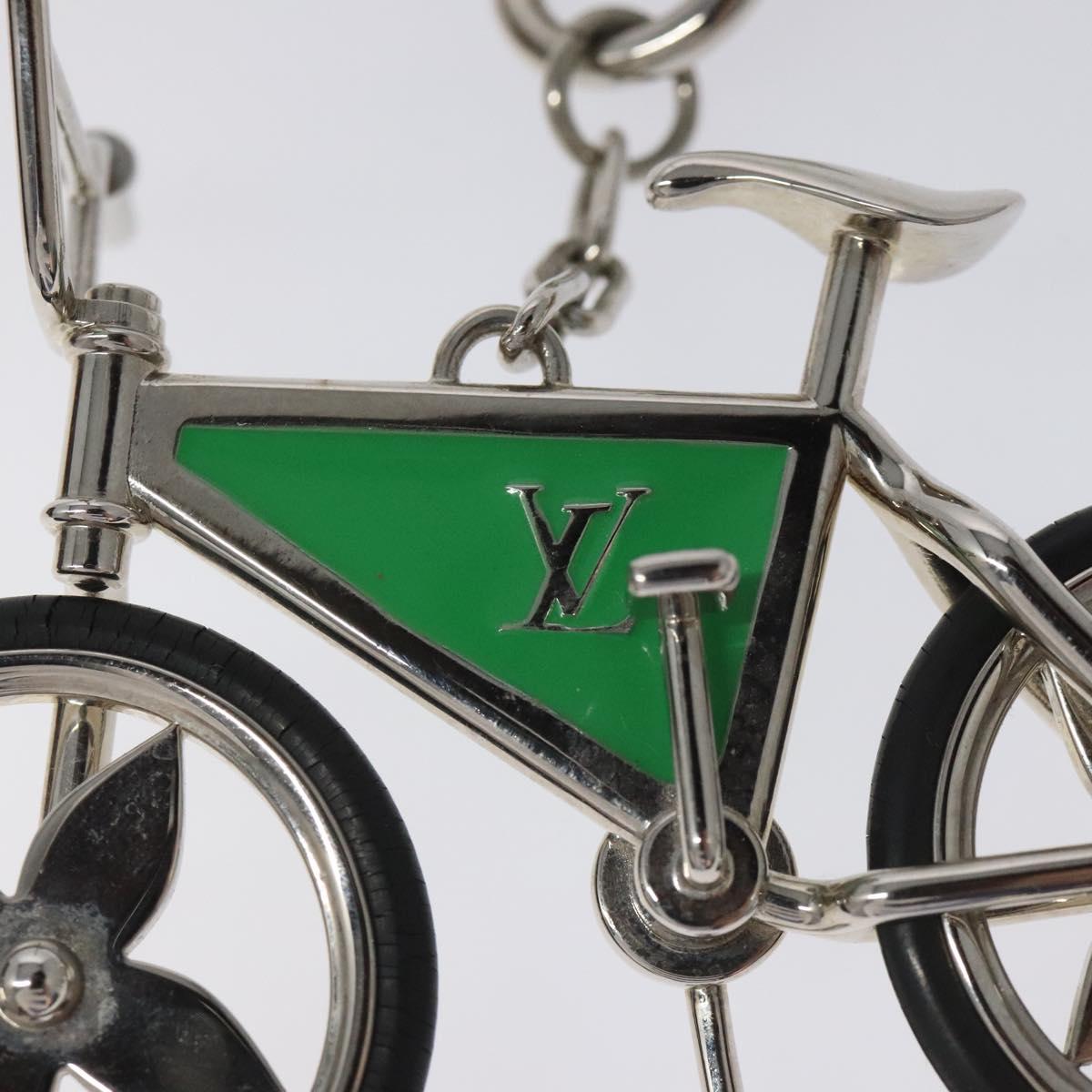 LOUIS VUITTON Bijoux Sac Bike Charm metal Silver M77148 LV Auth 114565SAM