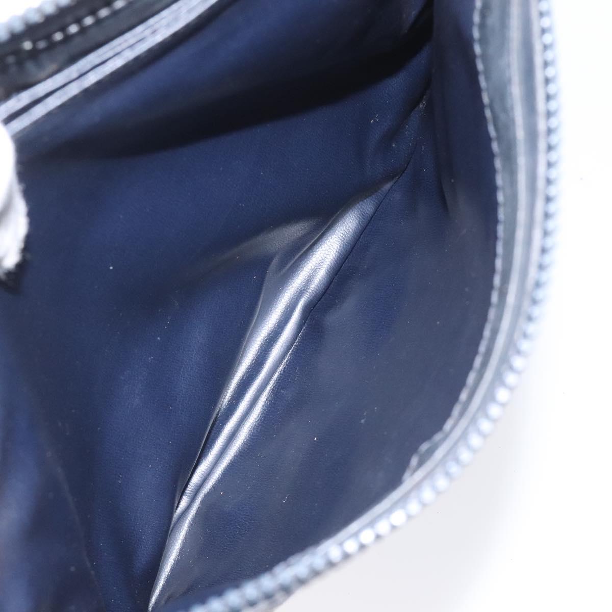 CELINE C Sulky Shoulder Bag Canvas Navy Auth 114587