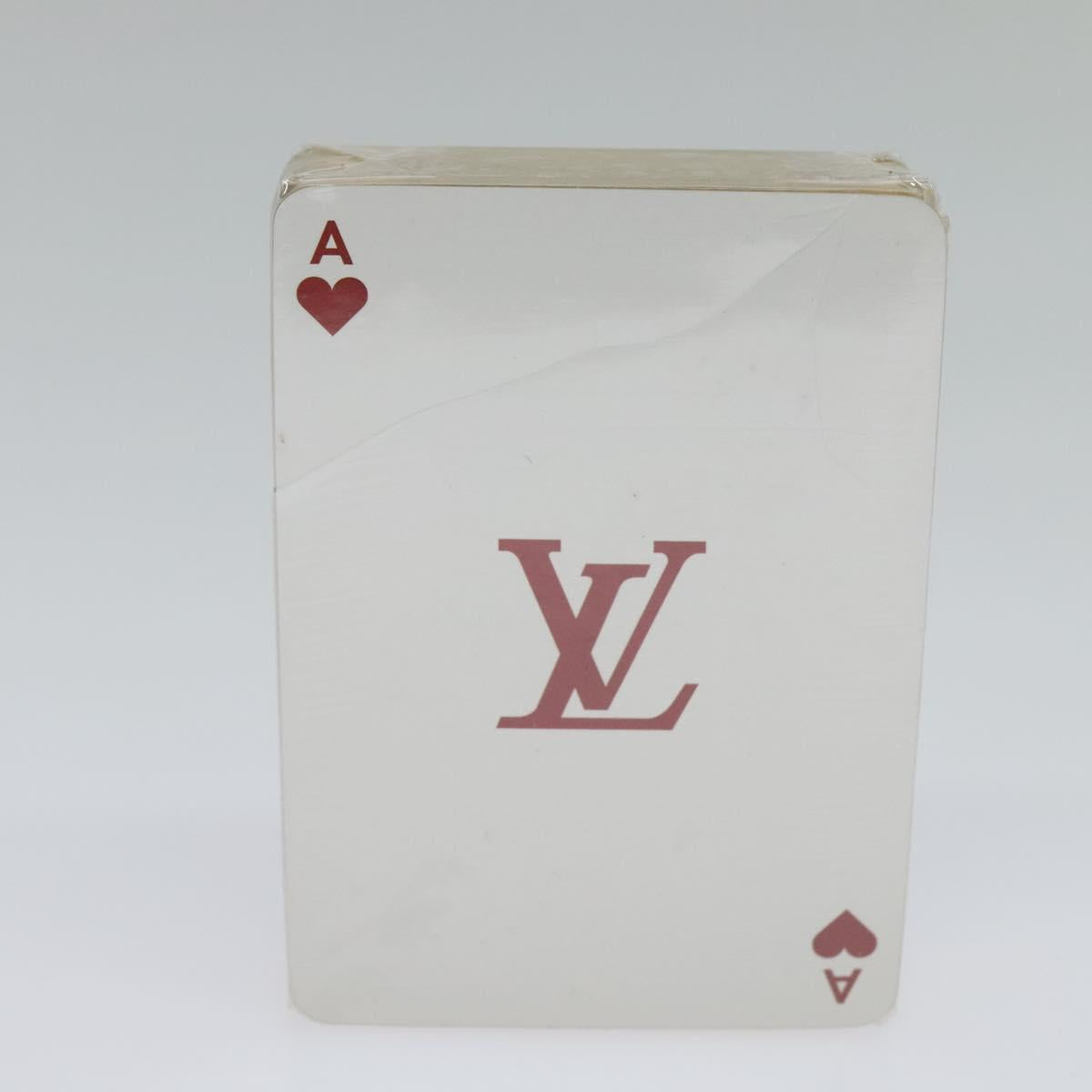 LOUIS VUITTON Monogram Multicolor Playing Cards Black White LV Auth 114606V