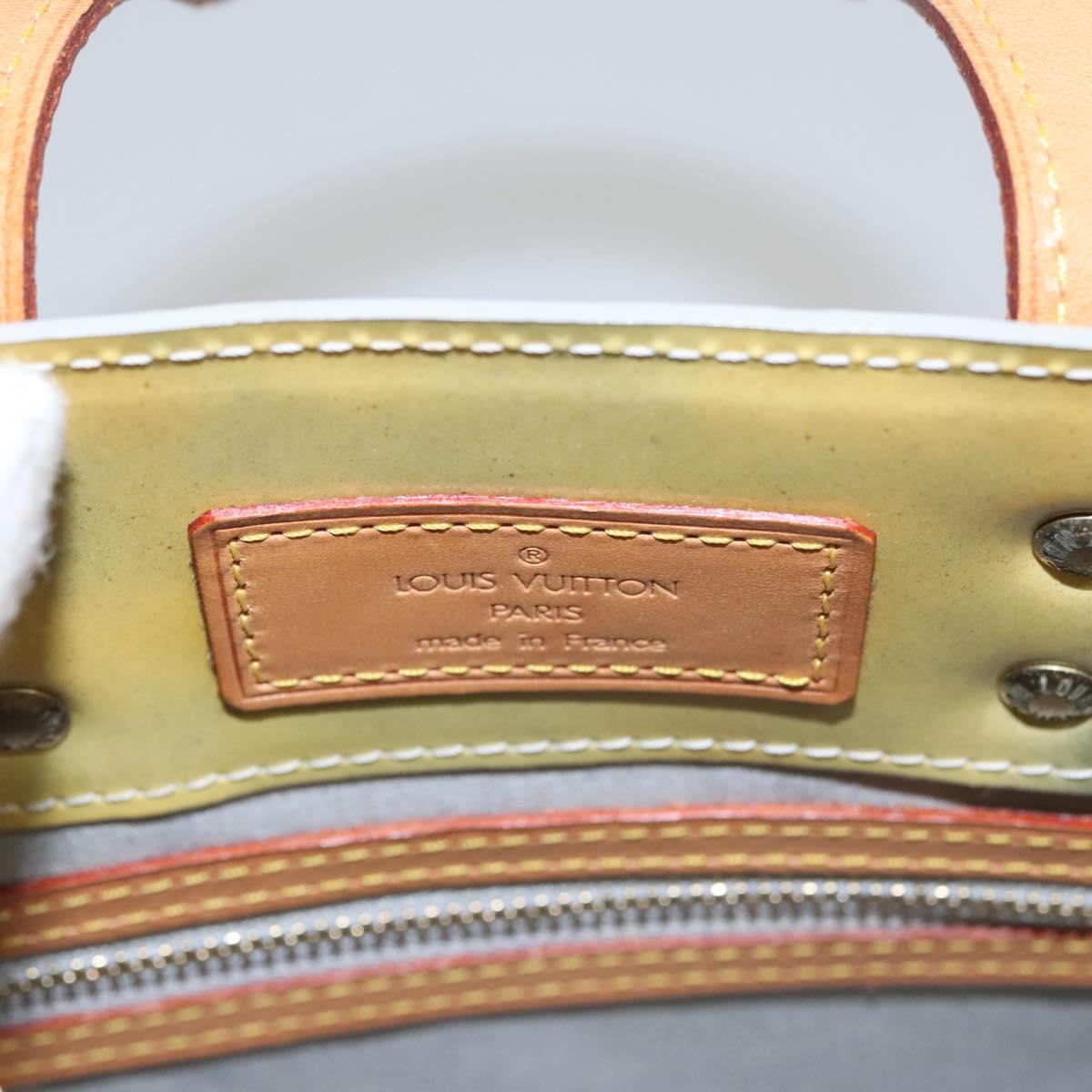LOUIS VUITTON Monogram Vernis Reade PM Hand Bag Gris M91145 LV Auth 114609