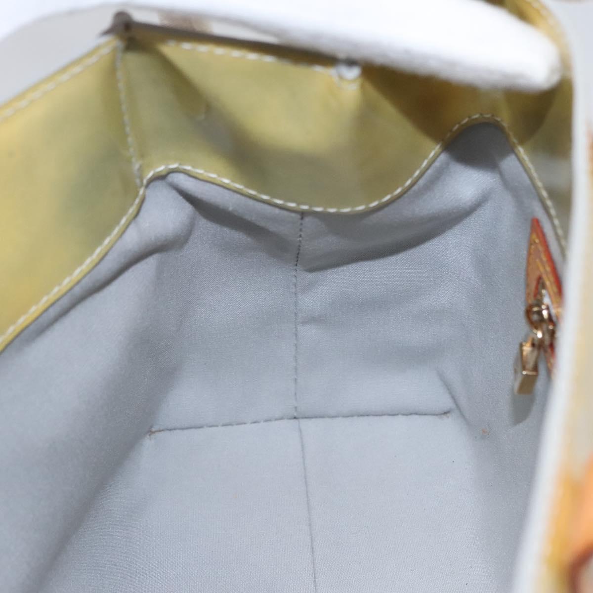 LOUIS VUITTON Monogram Vernis Reade PM Hand Bag Gris M91145 LV Auth 114609