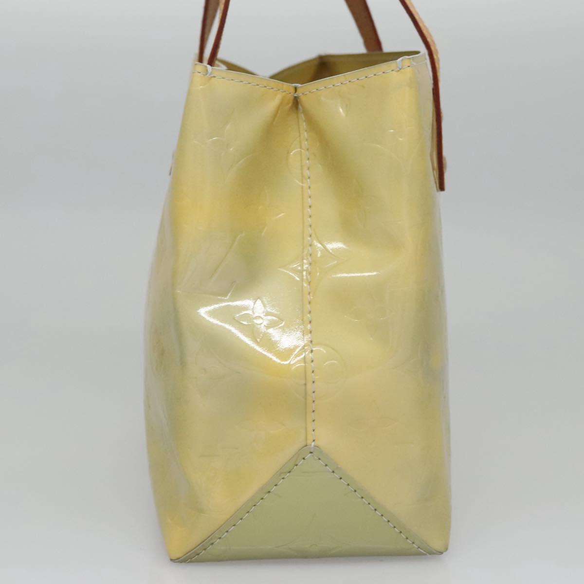 LOUIS VUITTON Monogram Vernis Reade PM Hand Bag Gris M91145 LV Auth 114609