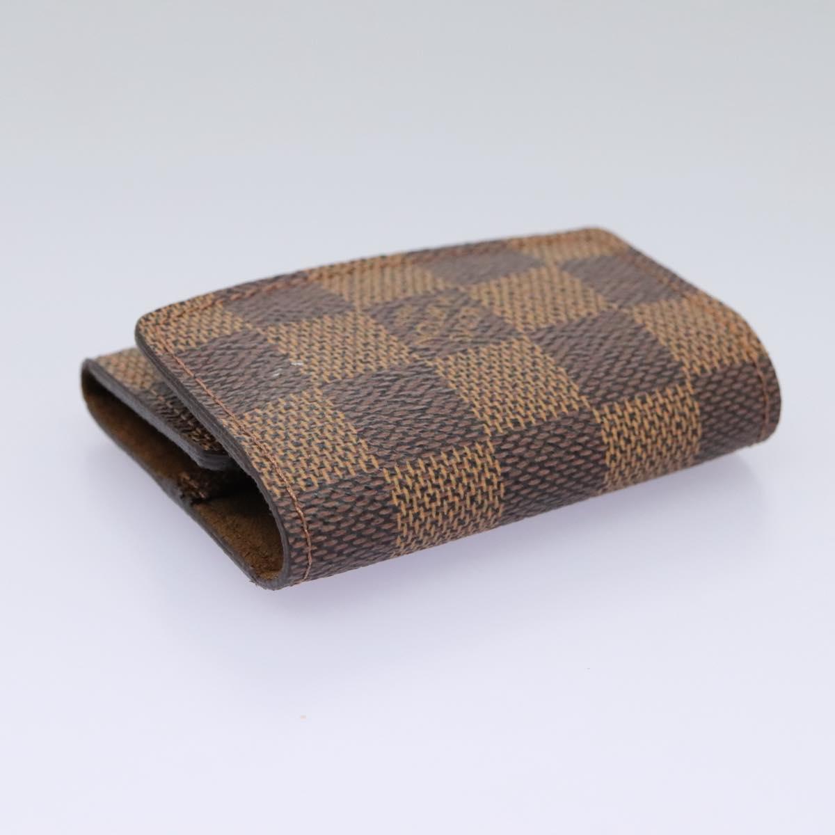 LOUIS VUITTON Damier Ebene Cuffs Cuff Case LV Auth 114638