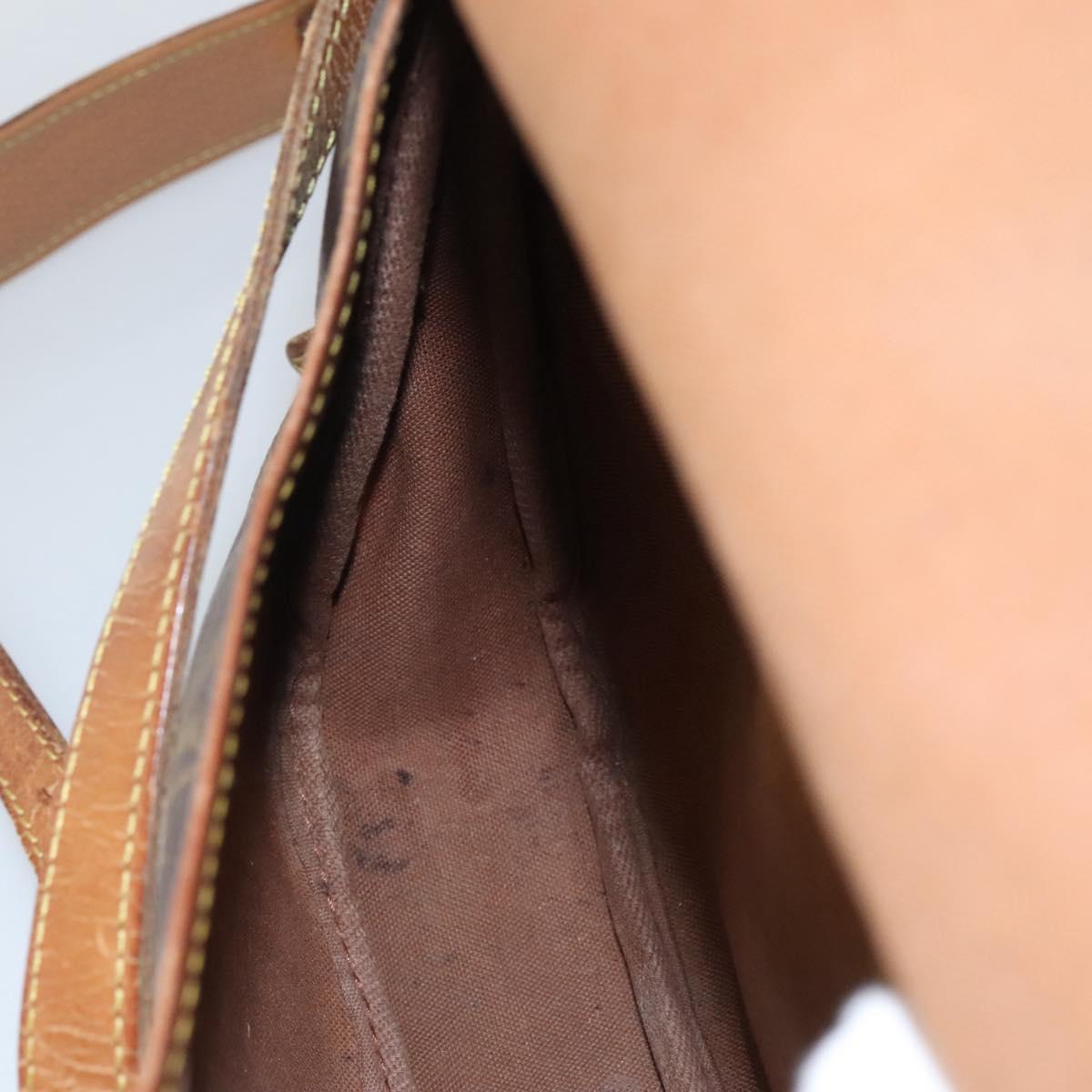 LOUIS VUITTON Monogram Saumur 30 Shoulder Bag M42256 LV Auth 114683