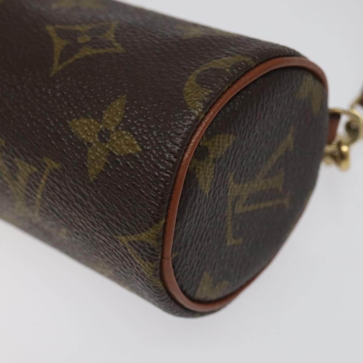 LOUIS VUITTON Monogram Papillon Pouch Vintage LV Auth 114708