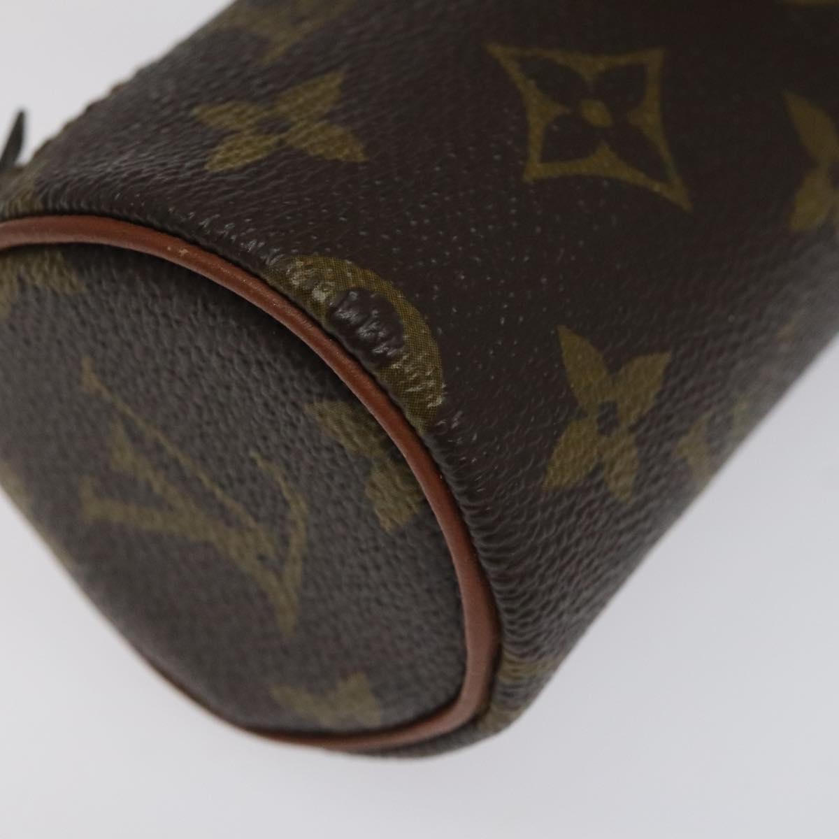 LOUIS VUITTON Monogram Papillon Pouch Vintage LV Auth 114708