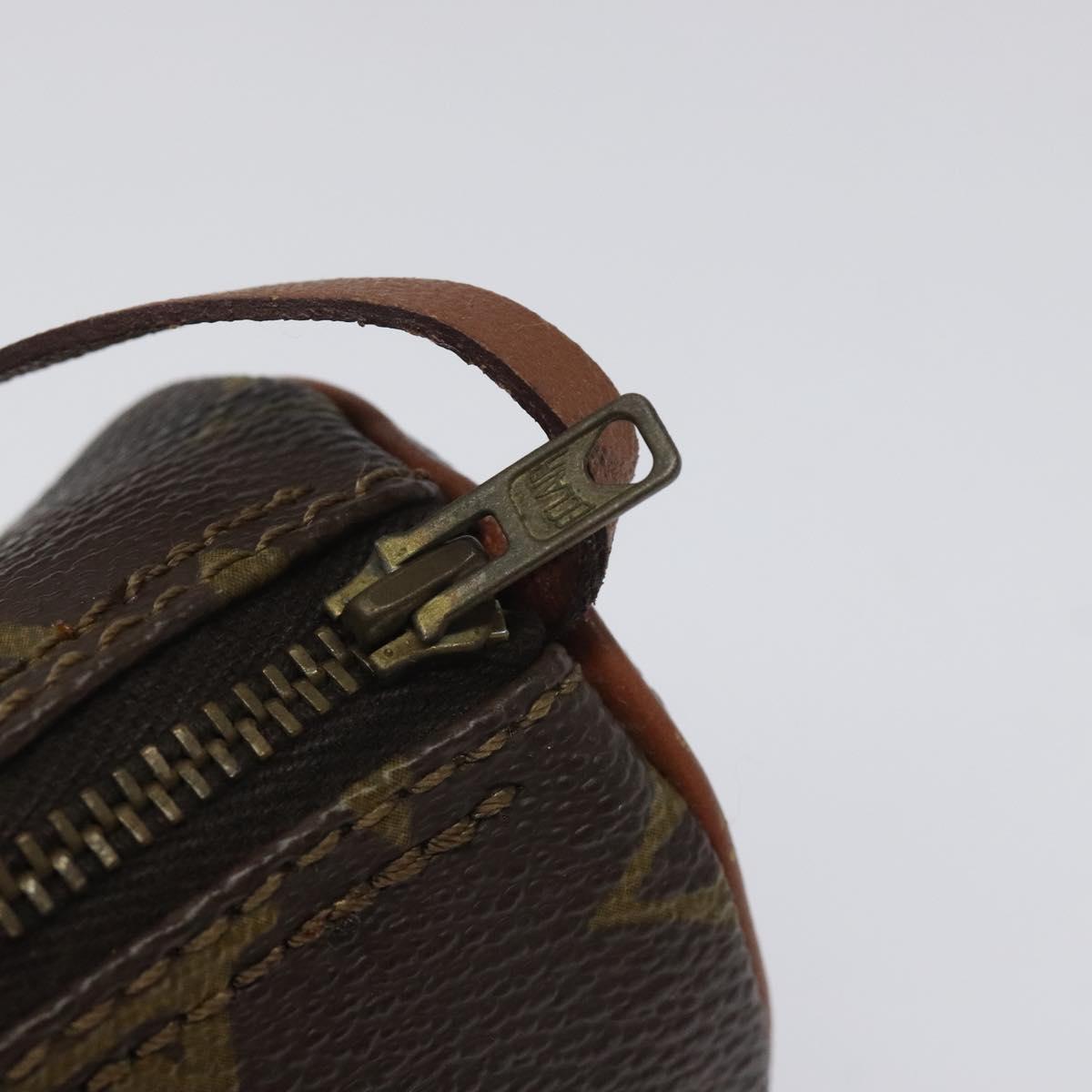 LOUIS VUITTON Monogram Papillon Pouch Vintage LV Auth 114708