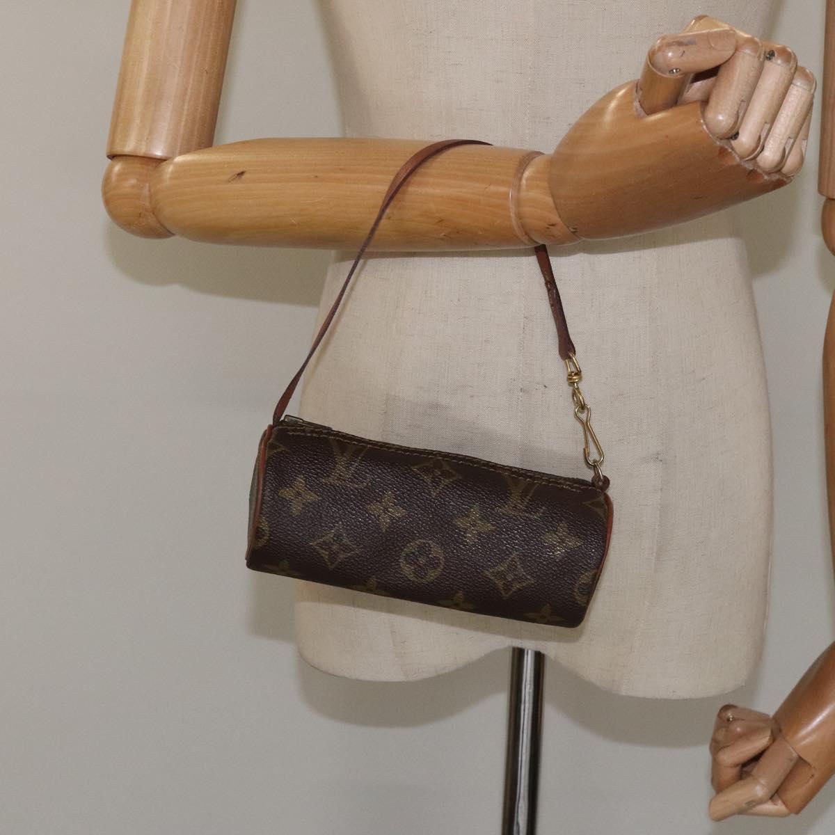 LOUIS VUITTON Monogram Papillon Pouch Vintage LV Auth 114708