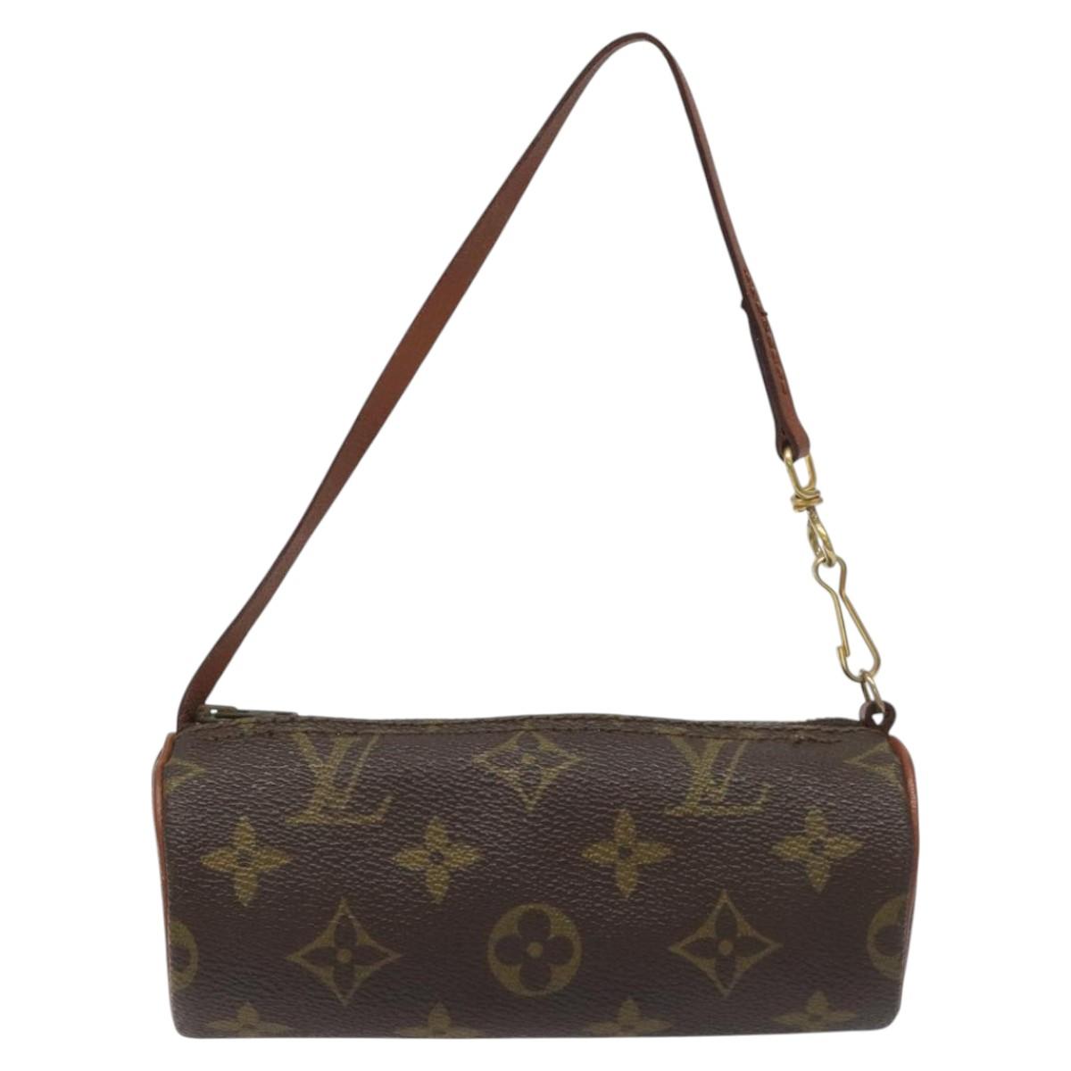 LOUIS VUITTON Monogram Papillon Pouch Vintage LV Auth 114708