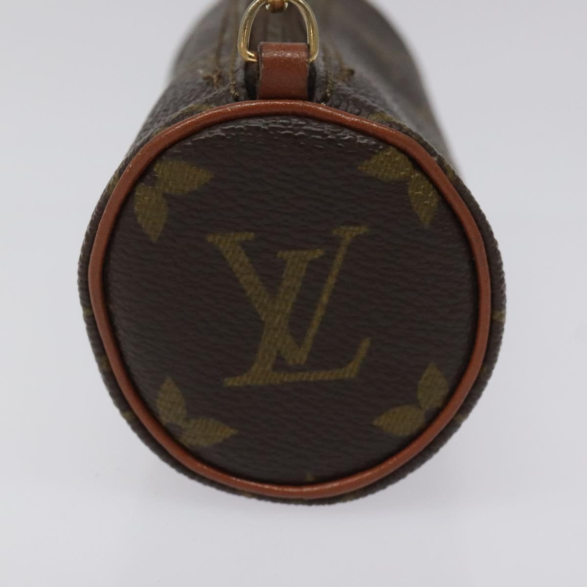 LOUIS VUITTON Monogram Papillon Pouch Vintage LV Auth 114708