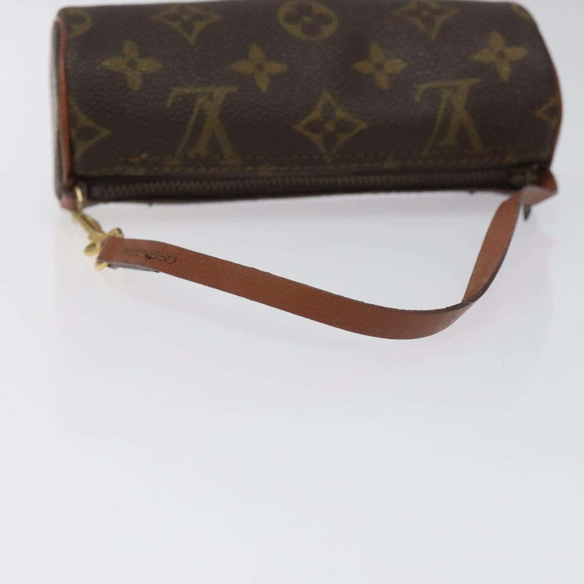 LOUIS VUITTON Monogram Papillon Pouch Vintage LV Auth 114708