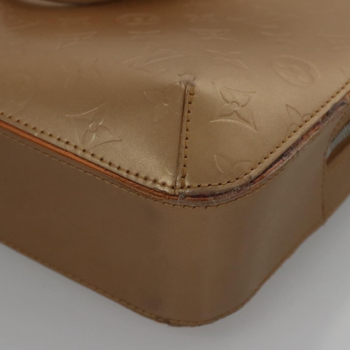 LOUIS VUITTON Monogram Mat Malden Hand Bag Amble M55137 LV Auth 114722