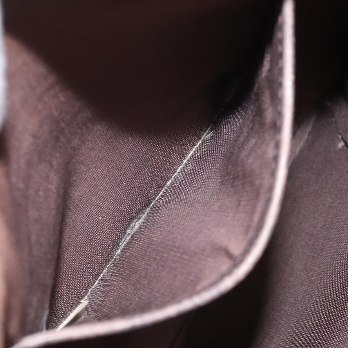 BURBERRY Nova Check Blue Label Shoulder Bag Nylon Gray Auth 114736