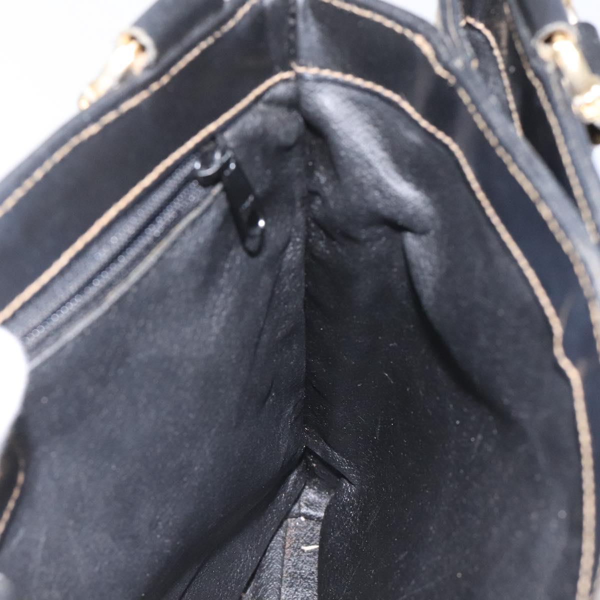 Burberrys Nova Check Tote Bag PVC Leather Beige Gold Auth 114747