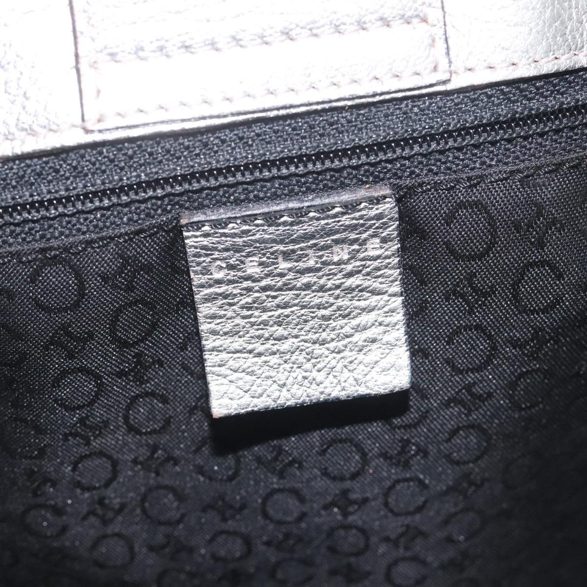 CELINE C Sulky Circle Shoulder Bag Canvas Navy Clear Auth 114765