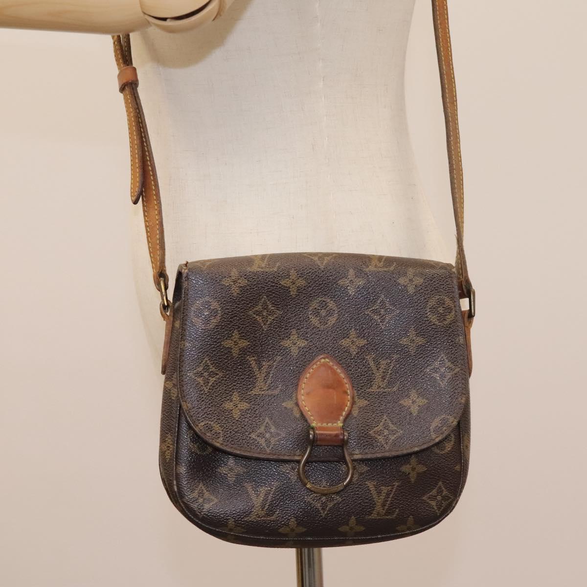 LOUIS VUITTON Monogram Saint Cloud MM Shoulder Bag M51243 LV Auth 114771