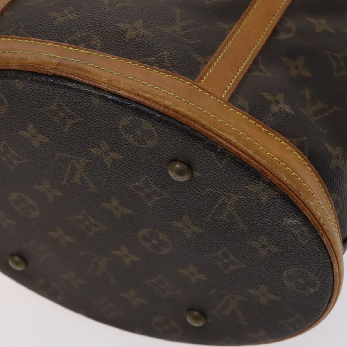 LOUIS VUITTON Monogram Bucket GM Shoulder Bag M42236 LV Auth 114773