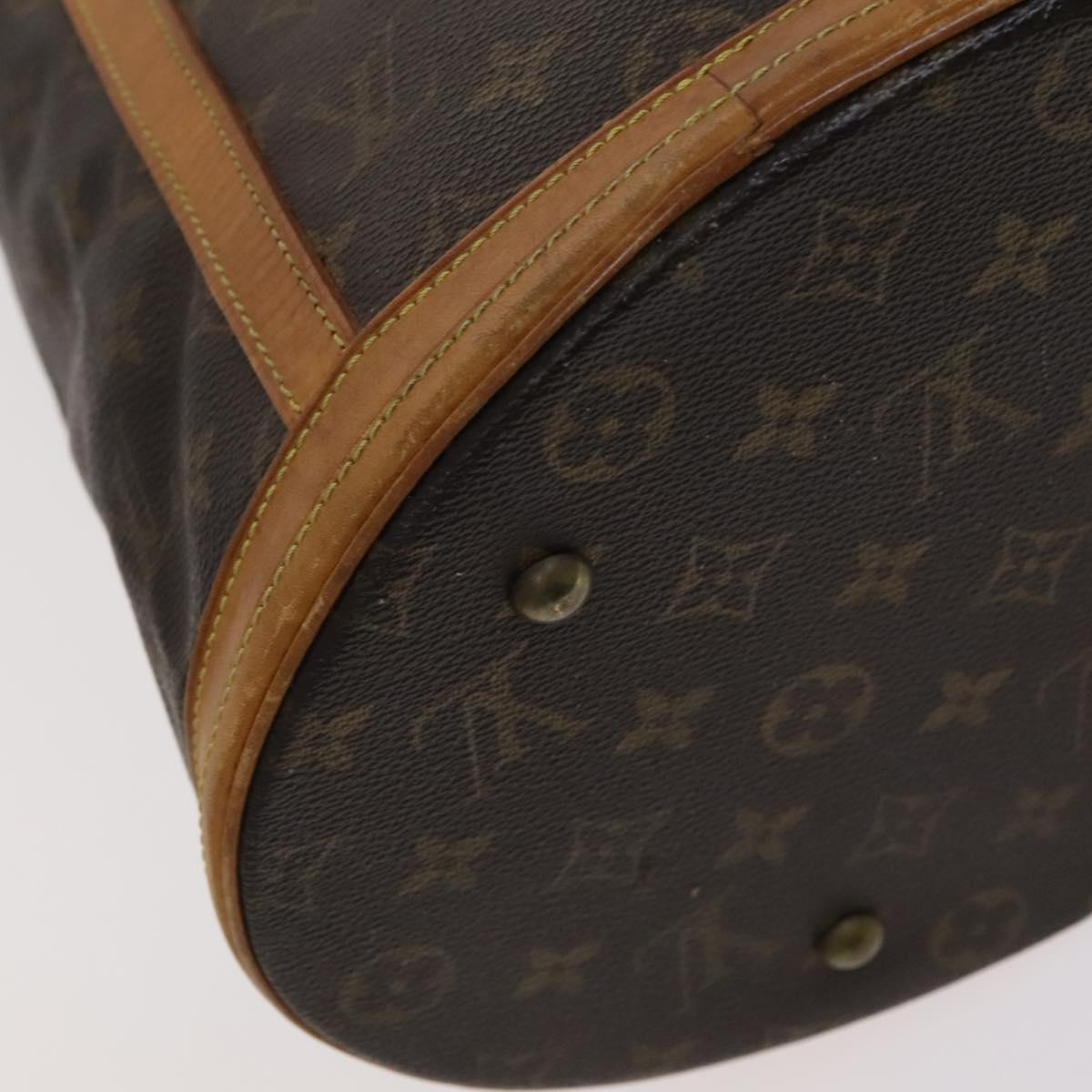 LOUIS VUITTON Monogram Bucket GM Shoulder Bag M42236 LV Auth 114773