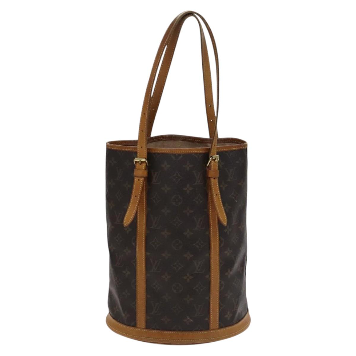 LOUIS VUITTON Monogram Bucket GM Shoulder Bag M42236 LV Auth 114773