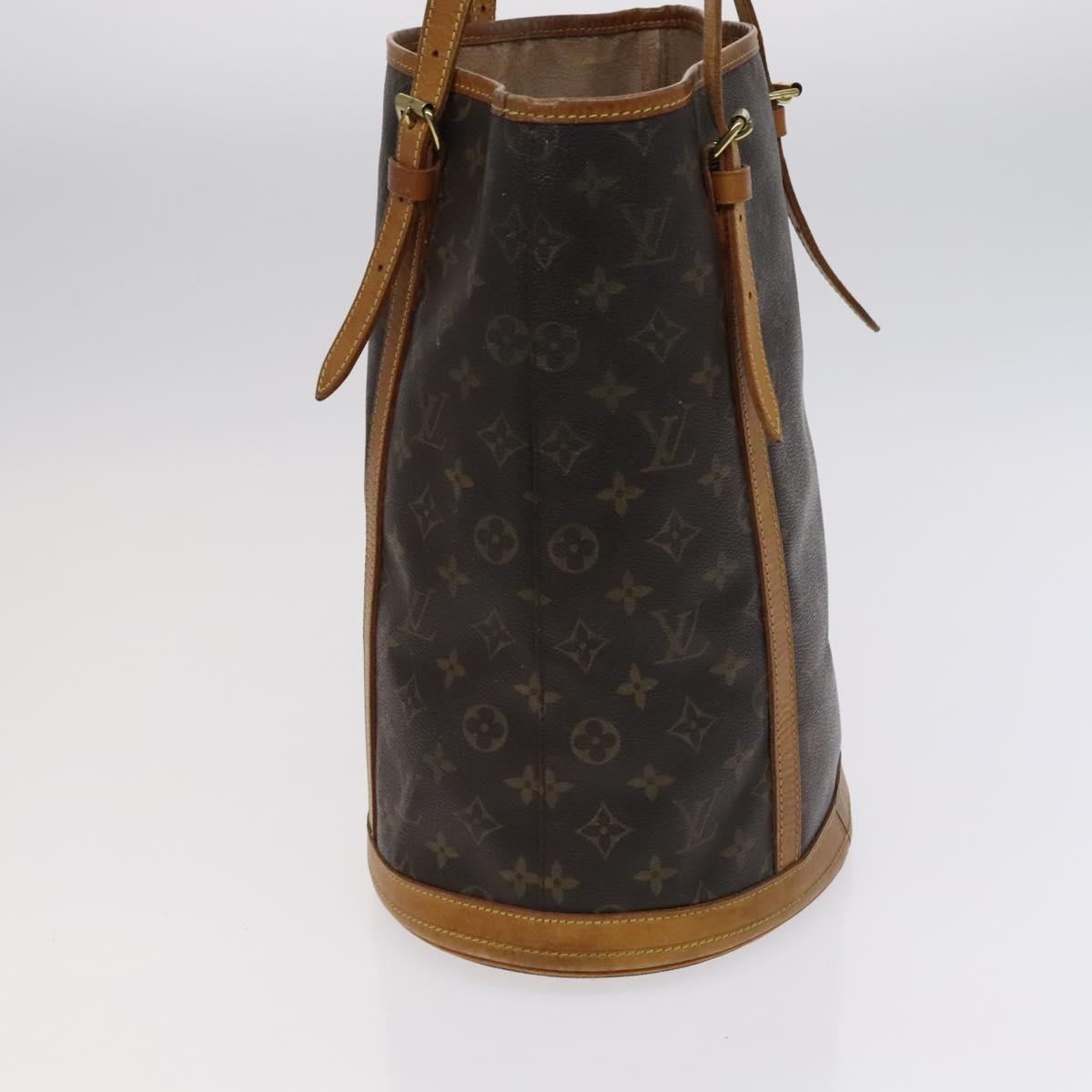 LOUIS VUITTON Monogram Bucket GM Shoulder Bag M42236 LV Auth 114773