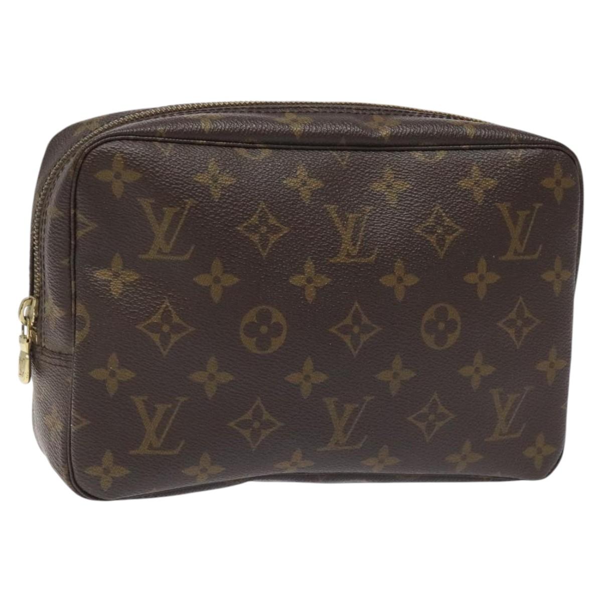 LOUIS VUITTON Monogram Trousse Toilette 23 Clutch Bag M47524 LV Auth 114797