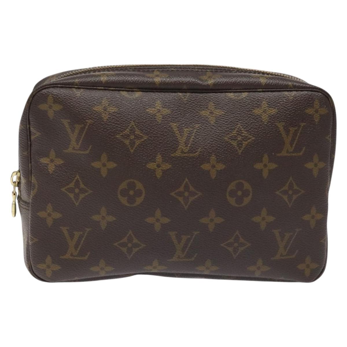 LOUIS VUITTON Monogram Trousse Toilette 23 Clutch Bag M47524 LV Auth 114797