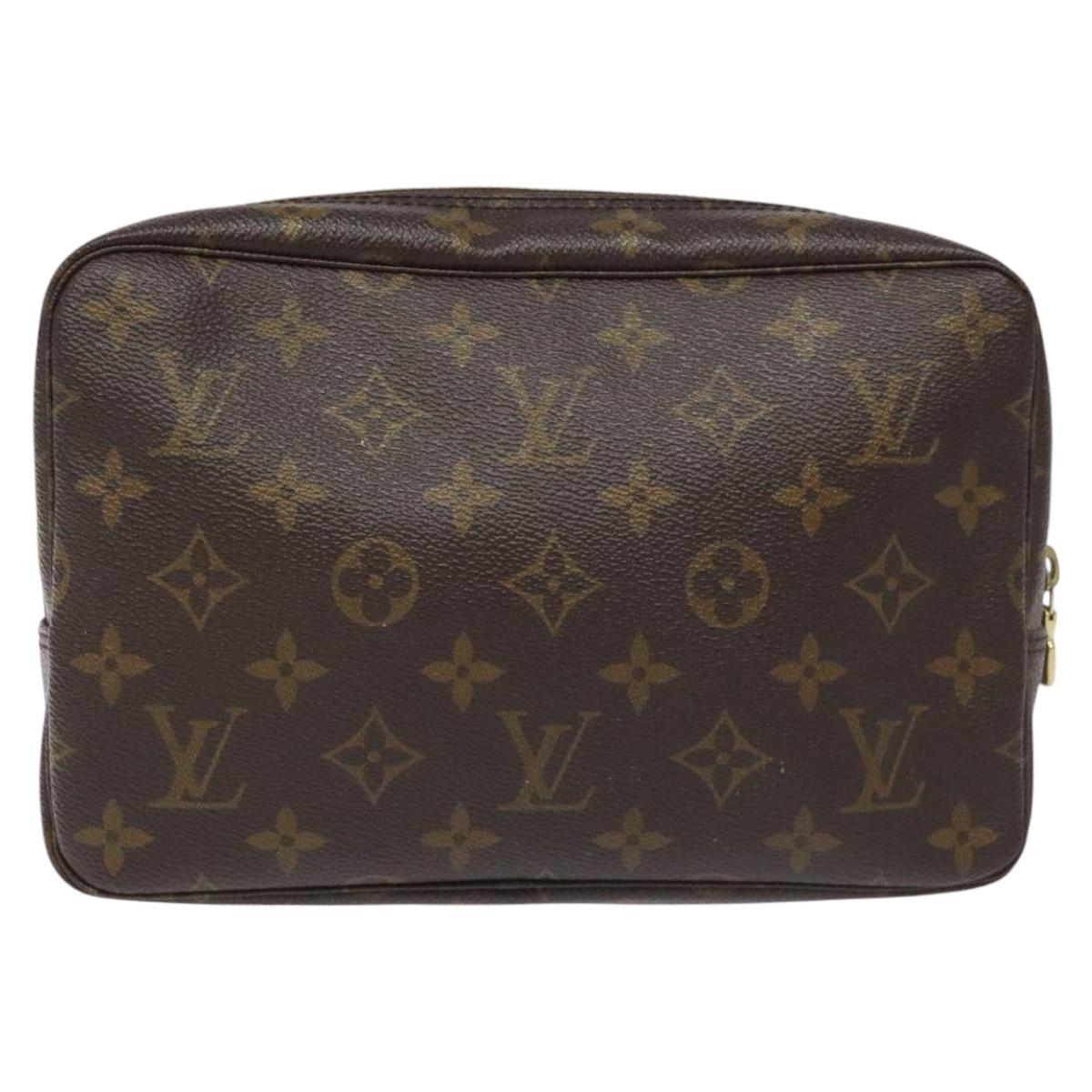 LOUIS VUITTON Monogram Trousse Toilette 23 Clutch Bag M47524 LV Auth 114797