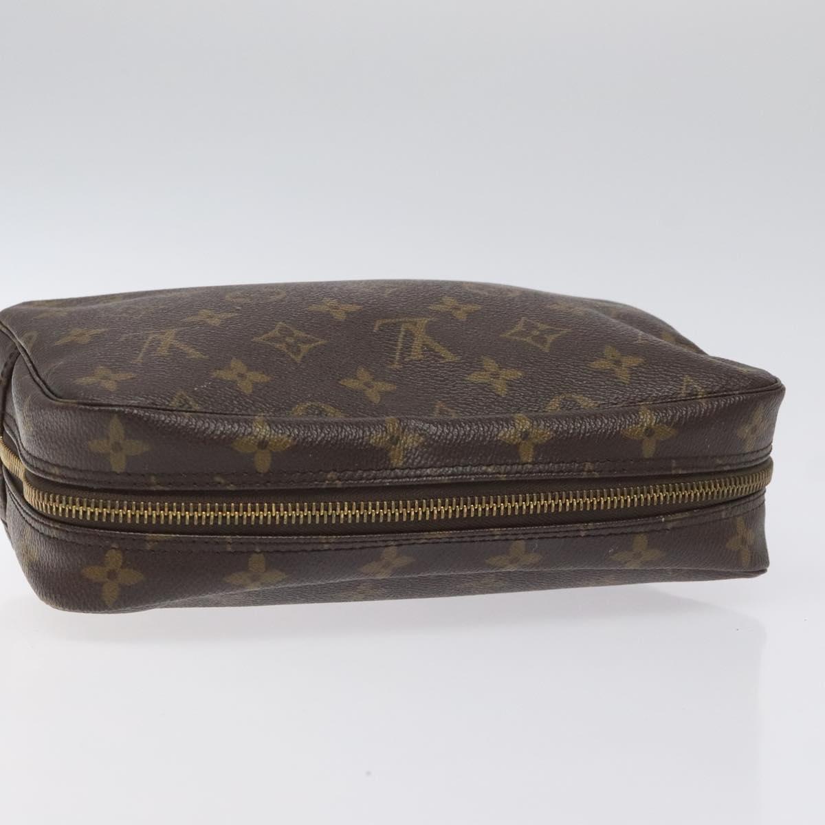 LOUIS VUITTON Monogram Trousse Toilette 23 Clutch Bag M47524 LV Auth 114797