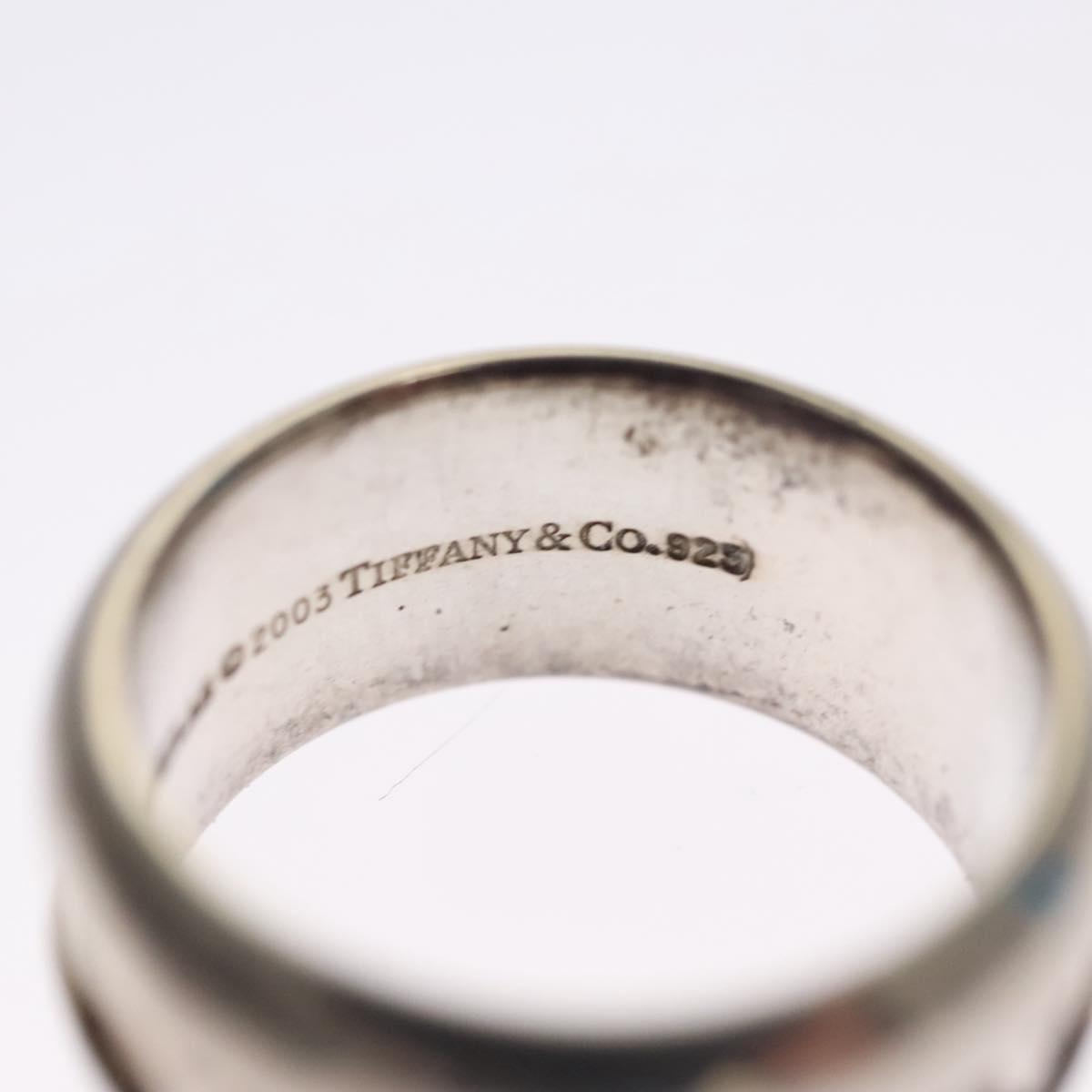 TIFFANY&Co. Atlas Ring Ag925 Silver Auth 114801