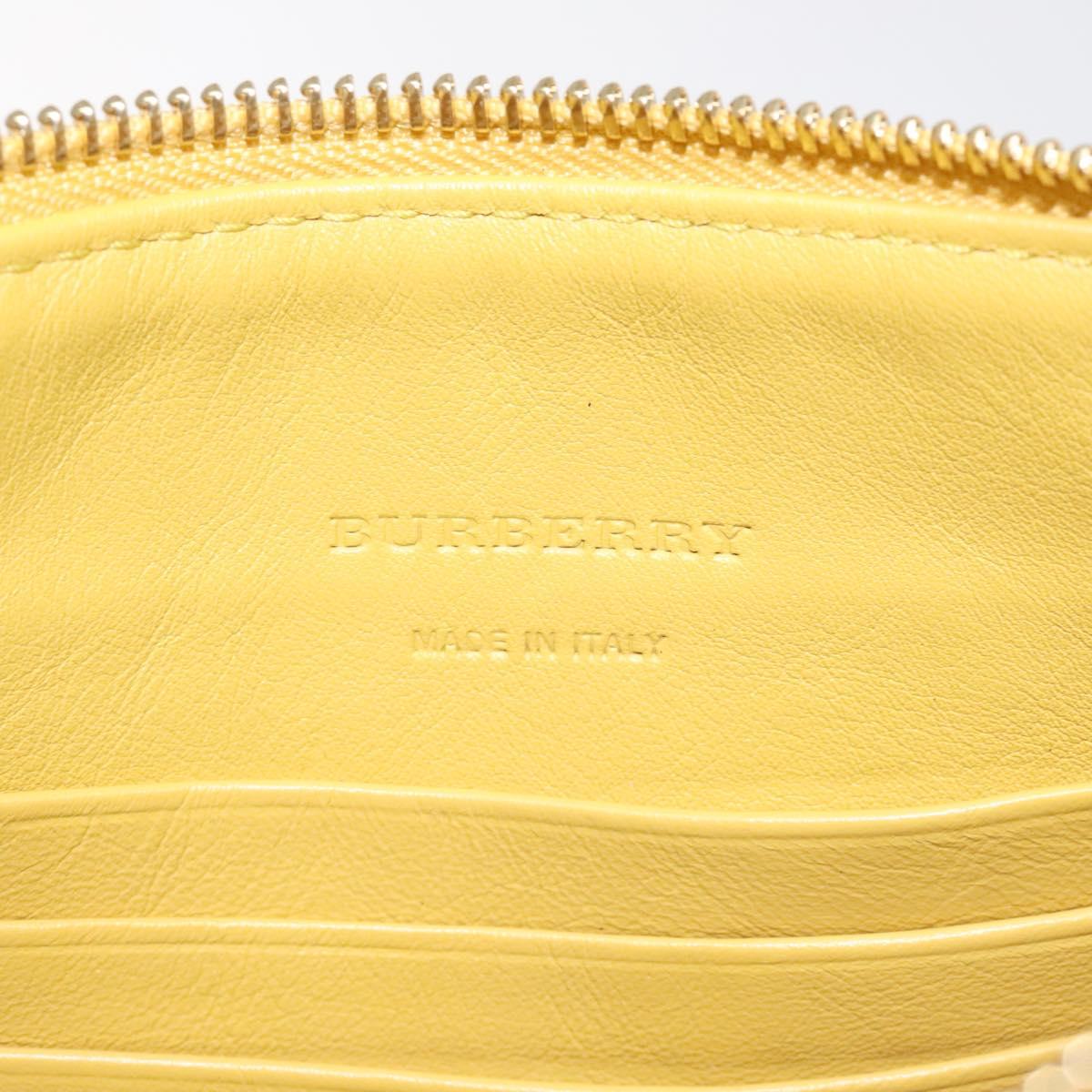 BURBERRY Nova Check Shoulder Bag Canvas Beige Gold Auth 114865