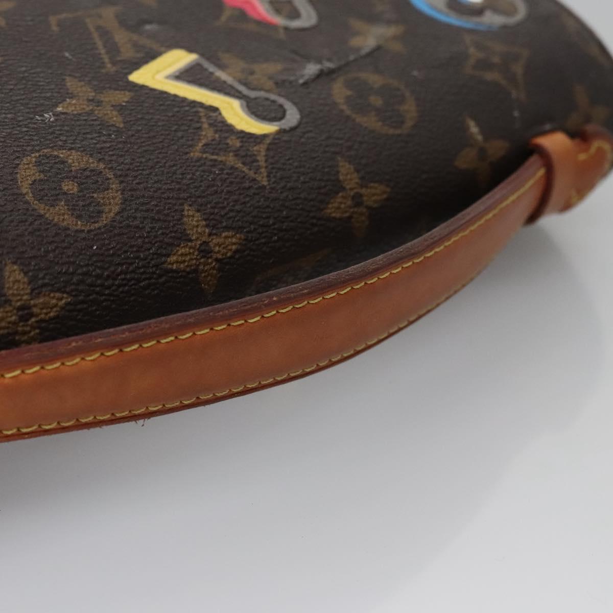 LOUIS VUITTON Monogram Lovelock Pochette Metis Hand Bag 2way M44366 Auth 114916