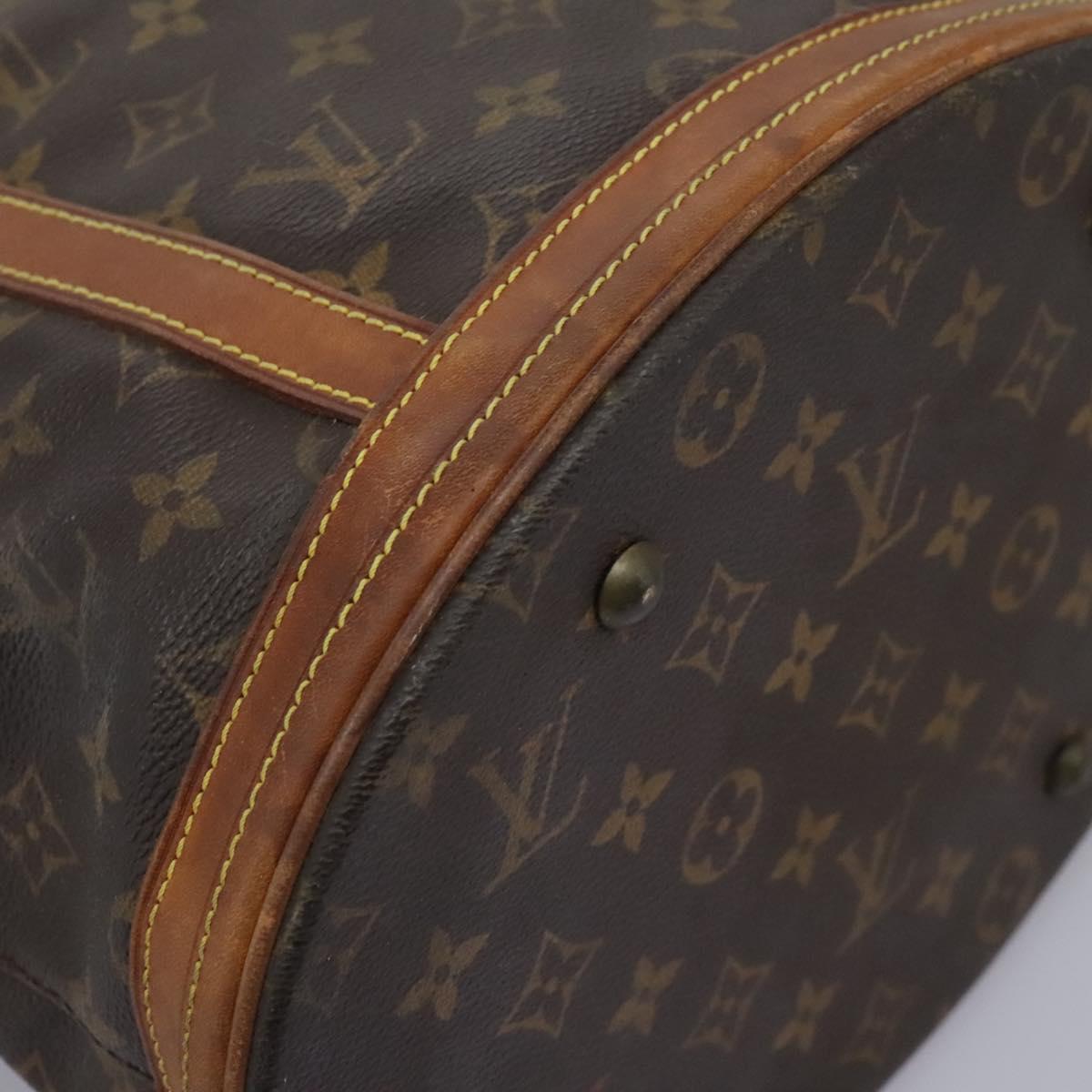 LOUIS VUITTON Monogram Bucket GM Shoulder Bag M42236 LV Auth 114920