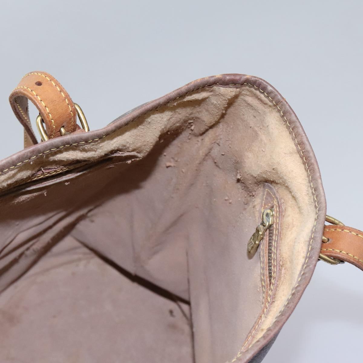 LOUIS VUITTON Monogram Bucket GM Shoulder Bag M42236 LV Auth 114920