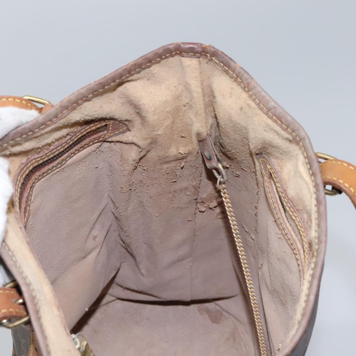 LOUIS VUITTON Monogram Bucket GM Shoulder Bag M42236 LV Auth 114920