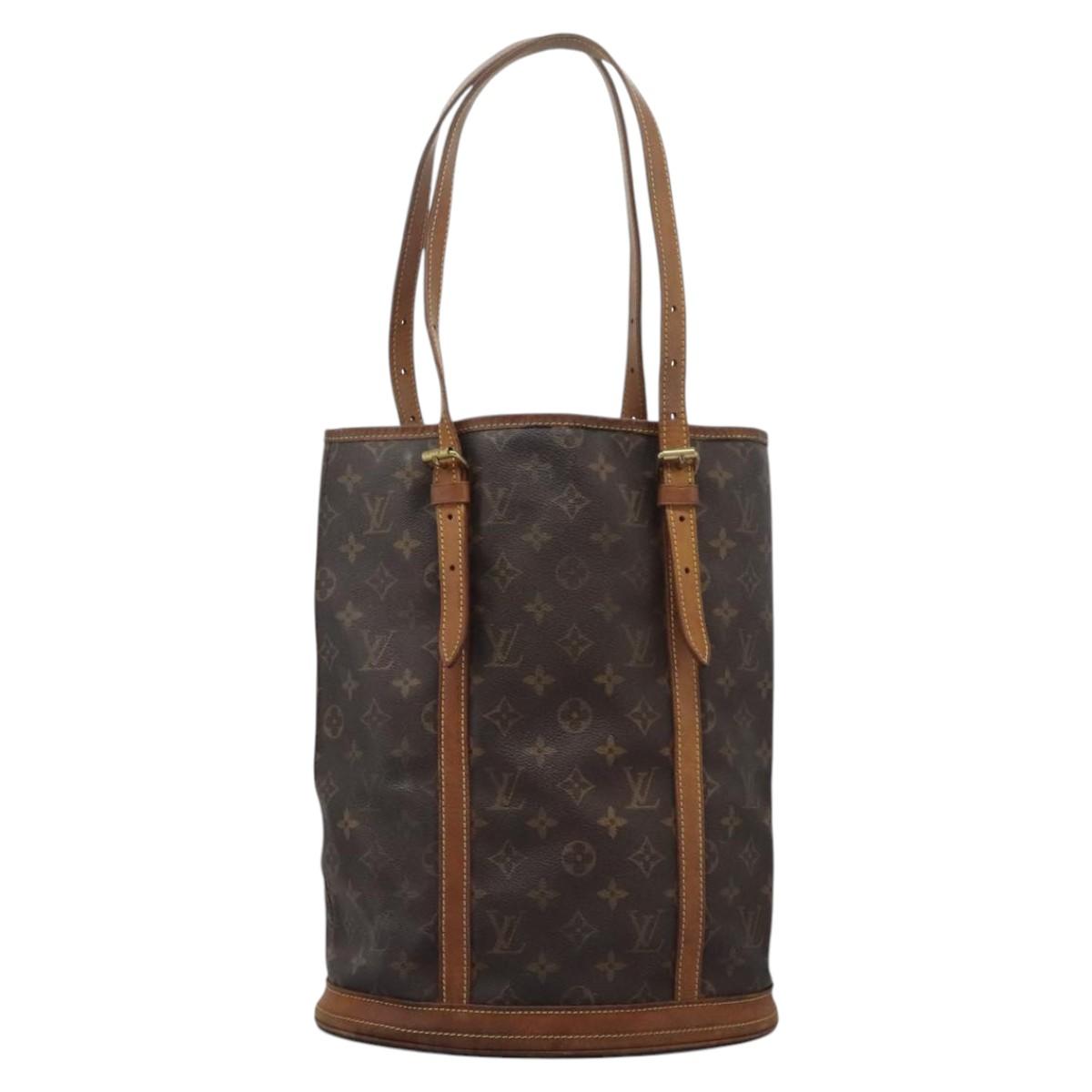 LOUIS VUITTON Monogram Bucket GM Shoulder Bag M42236 LV Auth 114920