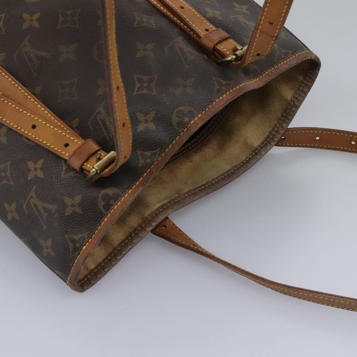 LOUIS VUITTON Monogram Bucket GM Shoulder Bag M42236 LV Auth 114920