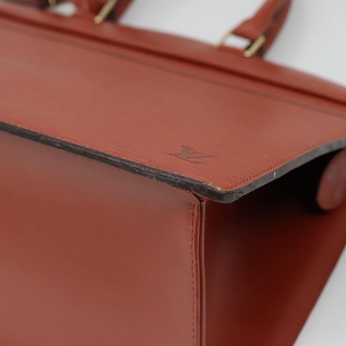 LOUIS VUITTON Epi Riviera Hand Bag Brown M48183 LV Auth 114970