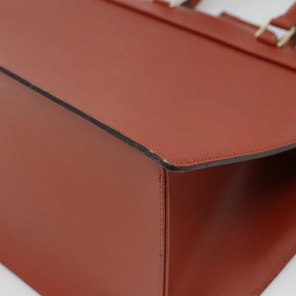 LOUIS VUITTON Epi Riviera Hand Bag Brown M48183 LV Auth 114970