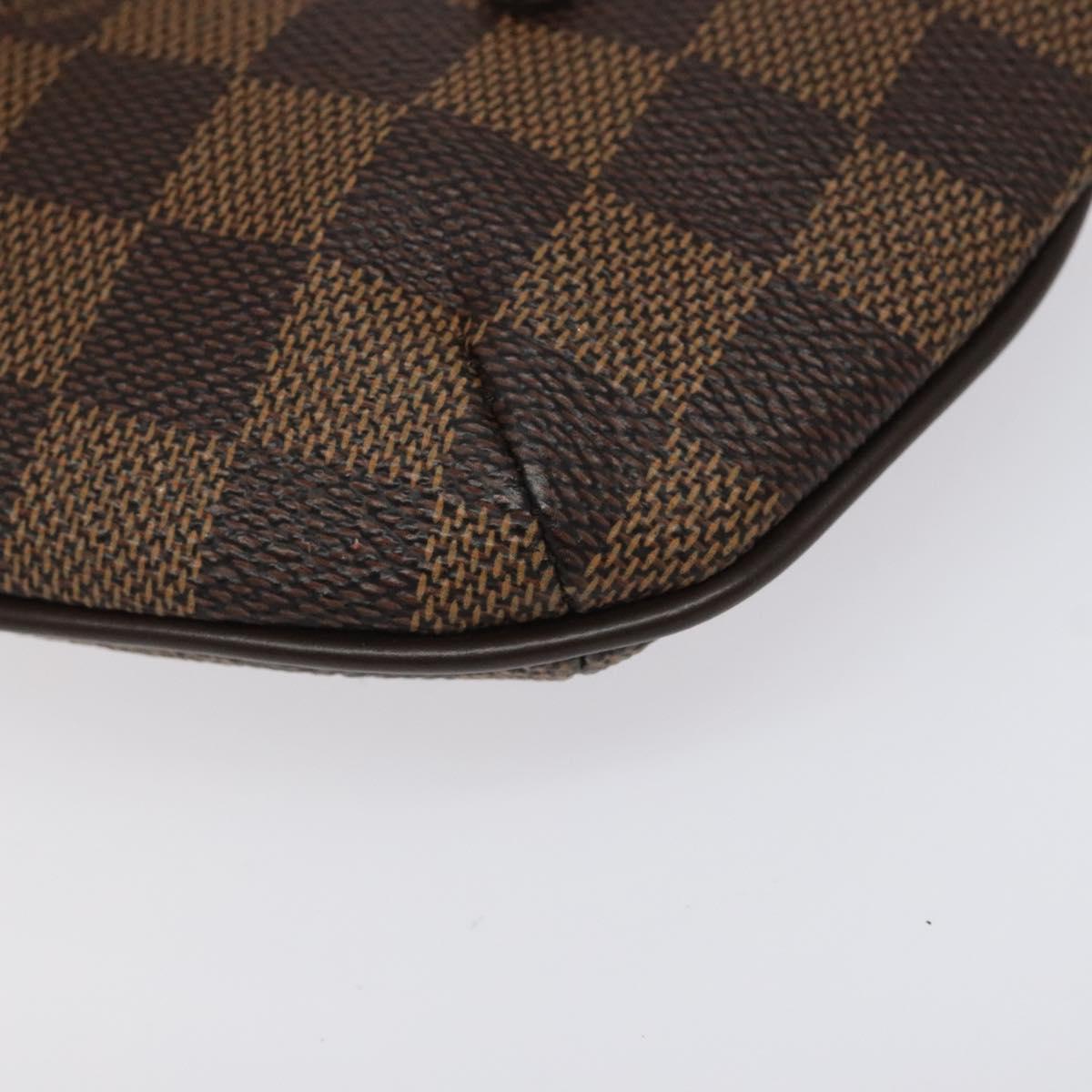 LOUIS VUITTON Damier Ebene Manosque GM Accessory Pouch N51120 LV Auth 114977
