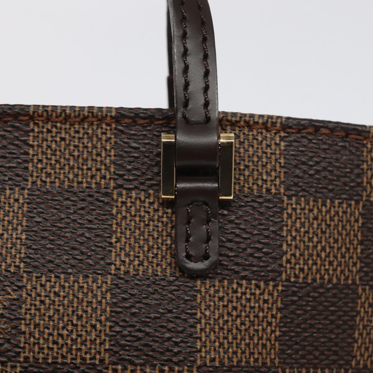 LOUIS VUITTON Damier Ebene Manosque GM Accessory Pouch N51120 LV Auth 114977