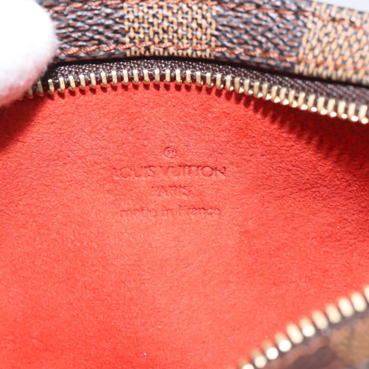 LOUIS VUITTON Damier Ebene Manosque GM Accessory Pouch N51120 LV Auth 114977