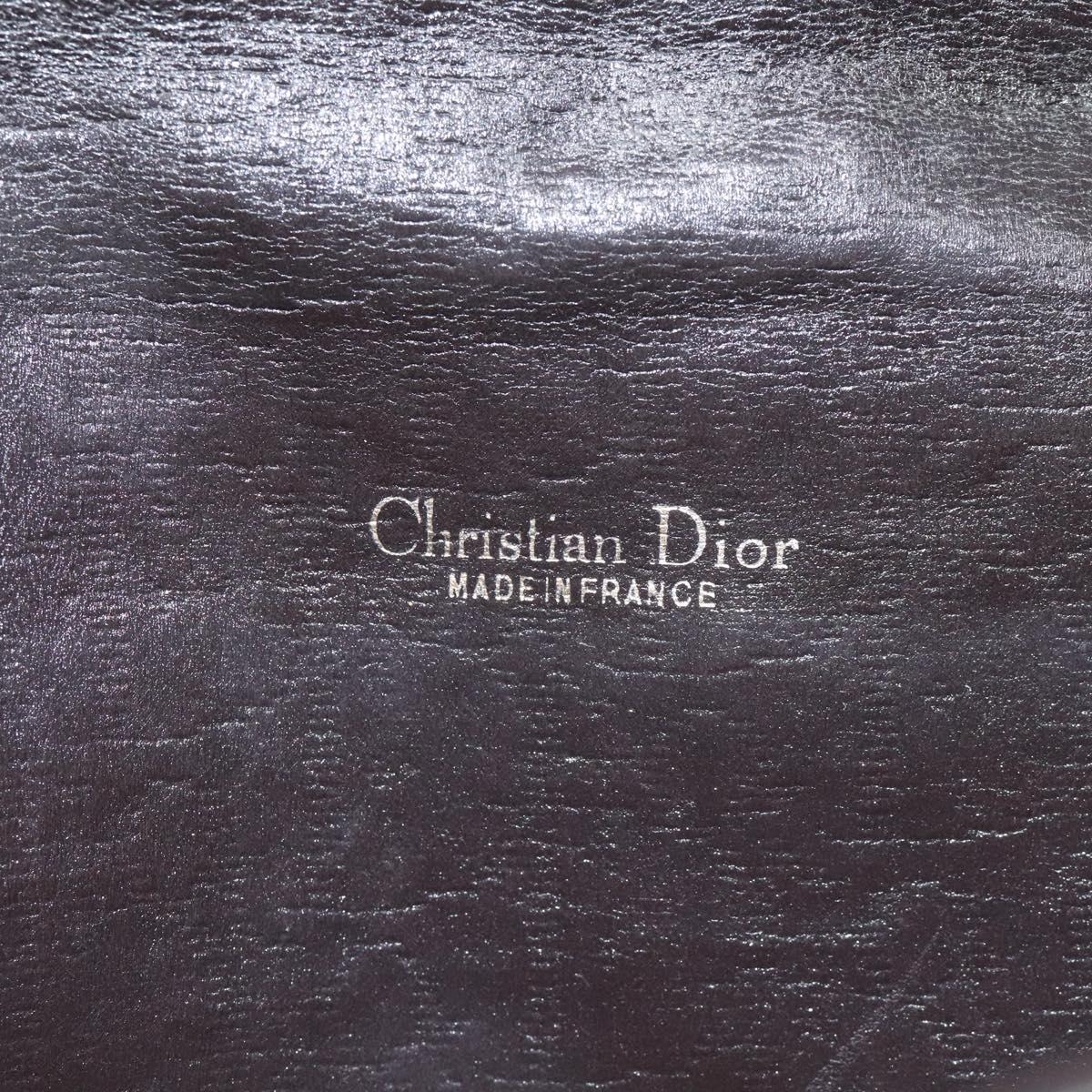 Christian Dior Trotter Canvas Shoulder Bag Brown Auth 114998