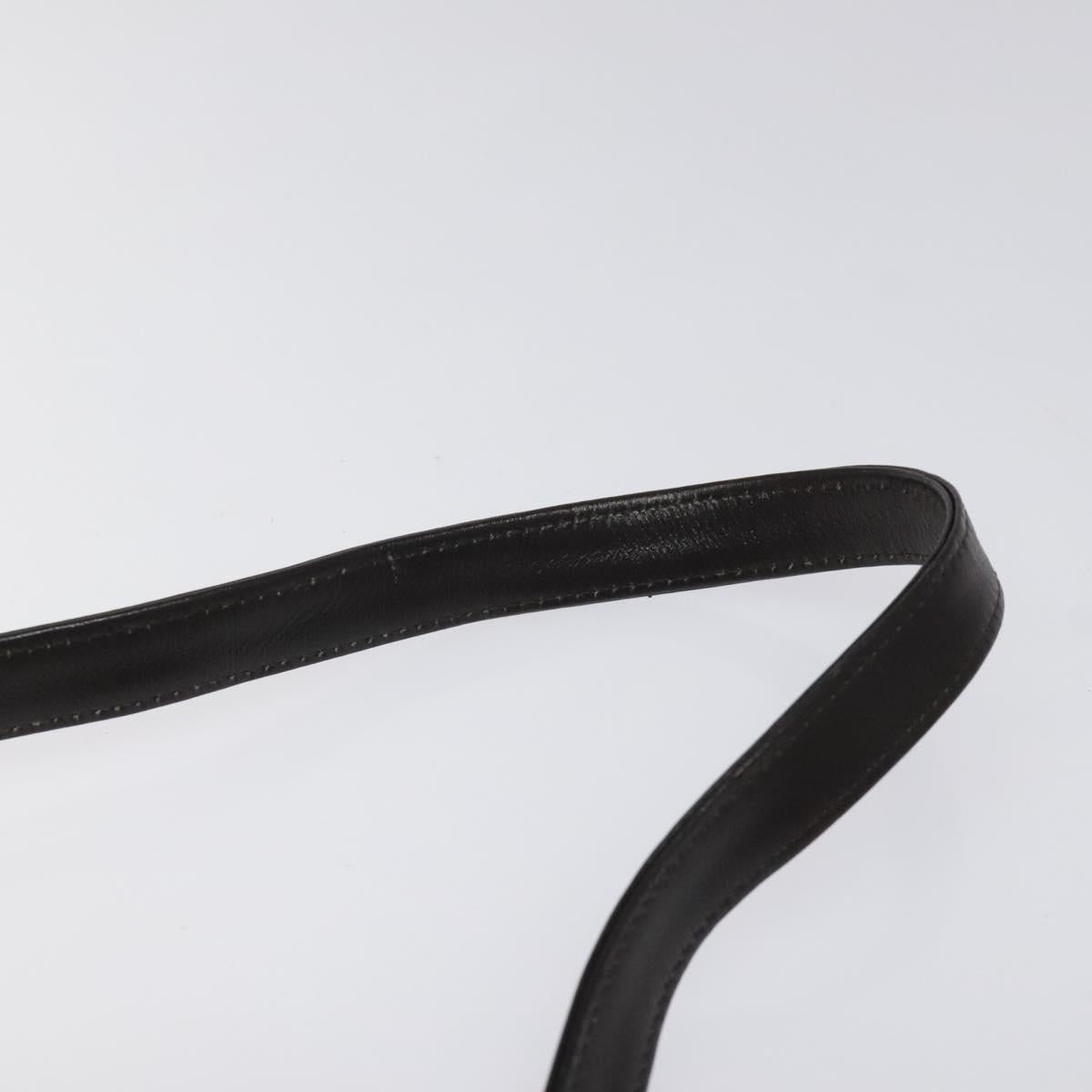 Christian Dior Trotter Canvas Shoulder Bag Brown Auth 114998