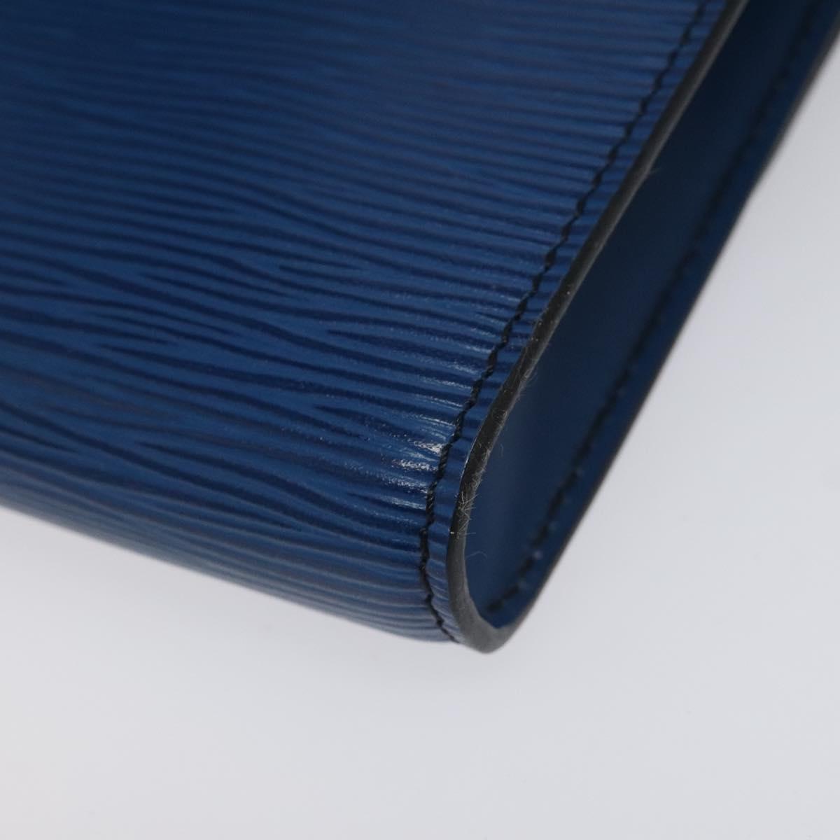 LOUIS VUITTON Epi Pochette Arche Shoulder Bag Blue M52575 LV Auth 115007