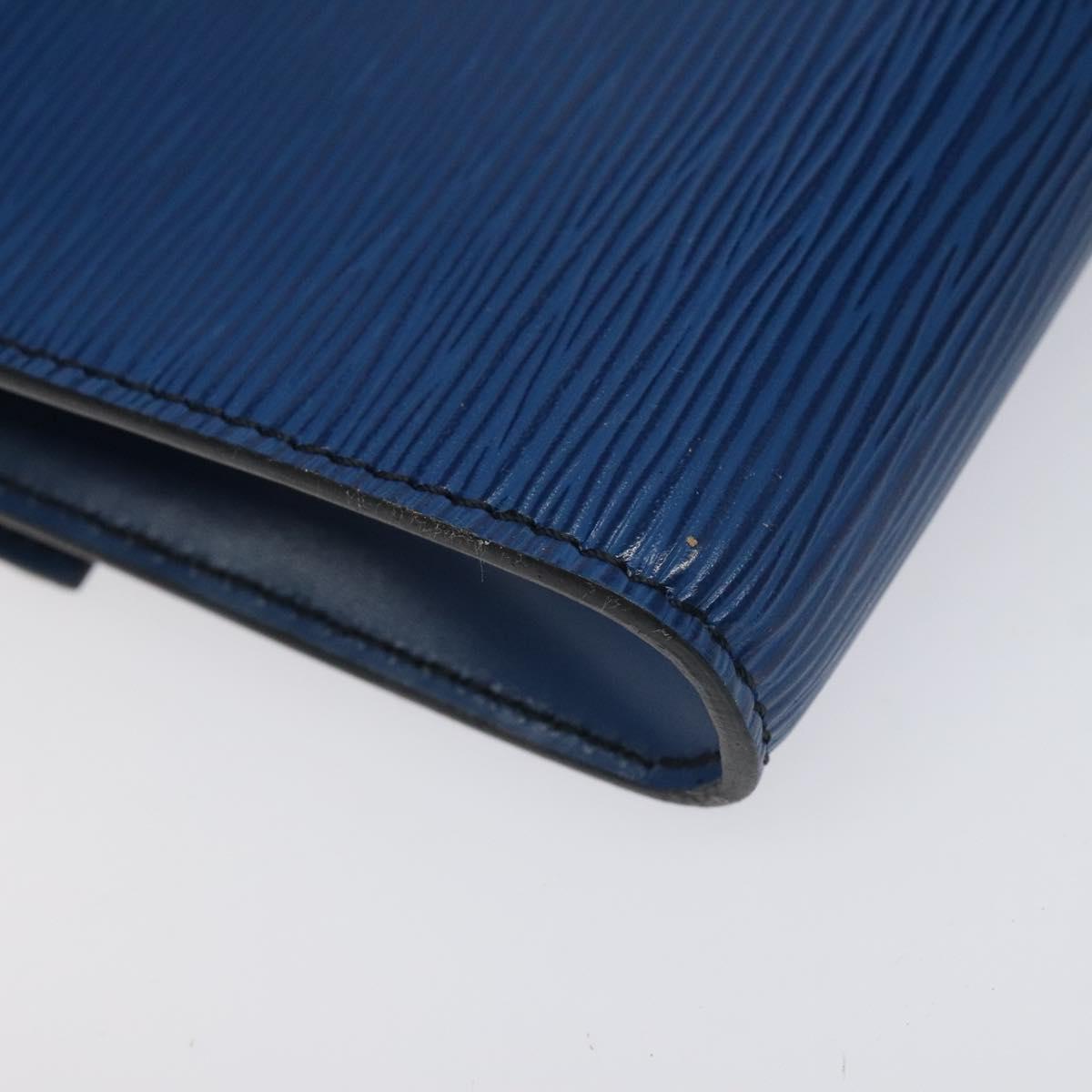 LOUIS VUITTON Epi Pochette Arche Shoulder Bag Blue M52575 LV Auth 115007