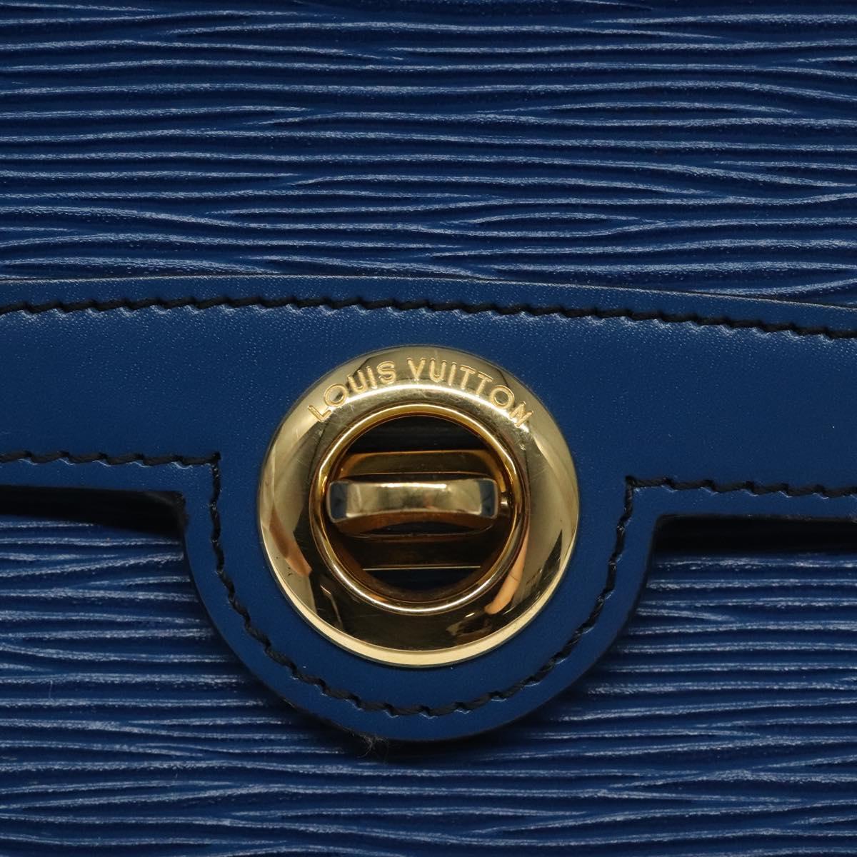 LOUIS VUITTON Epi Pochette Arche Shoulder Bag Blue M52575 LV Auth 115007