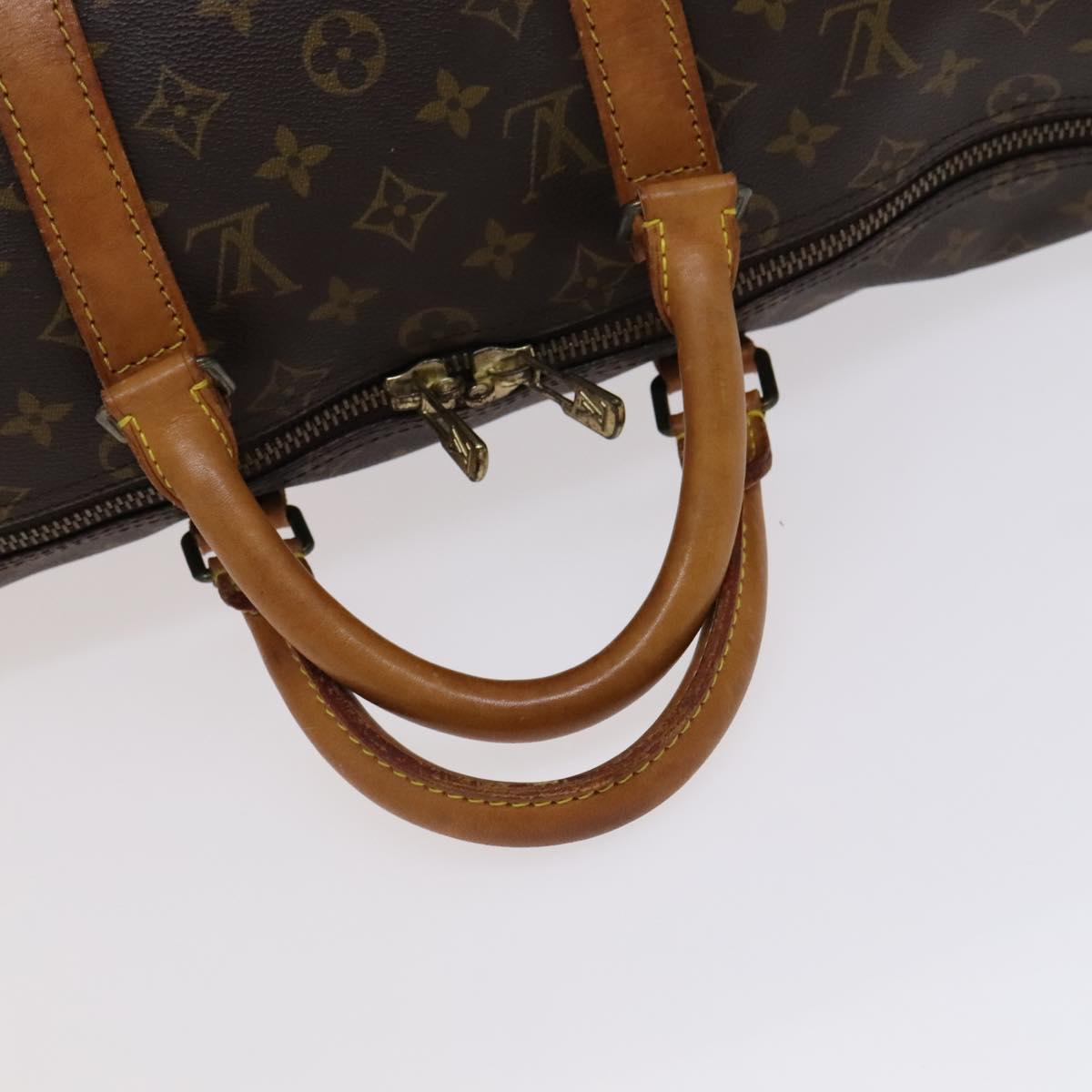 LOUIS VUITTON Monogram Keepall 50 Boston Bag M41426 LV Auth 115019